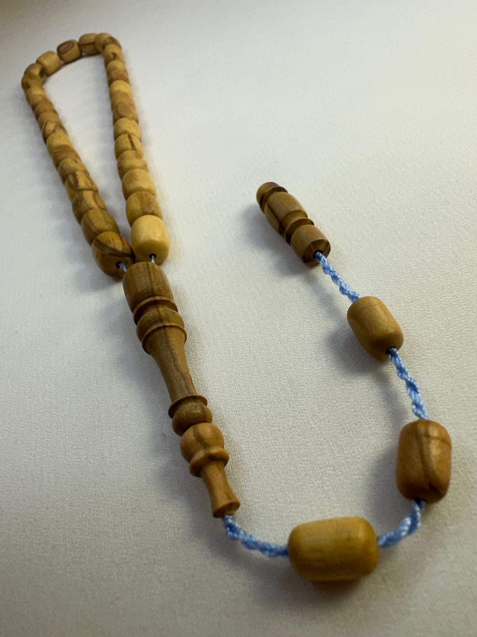 Mastercrafted Olive Wood Tasbih – Barrel Cut