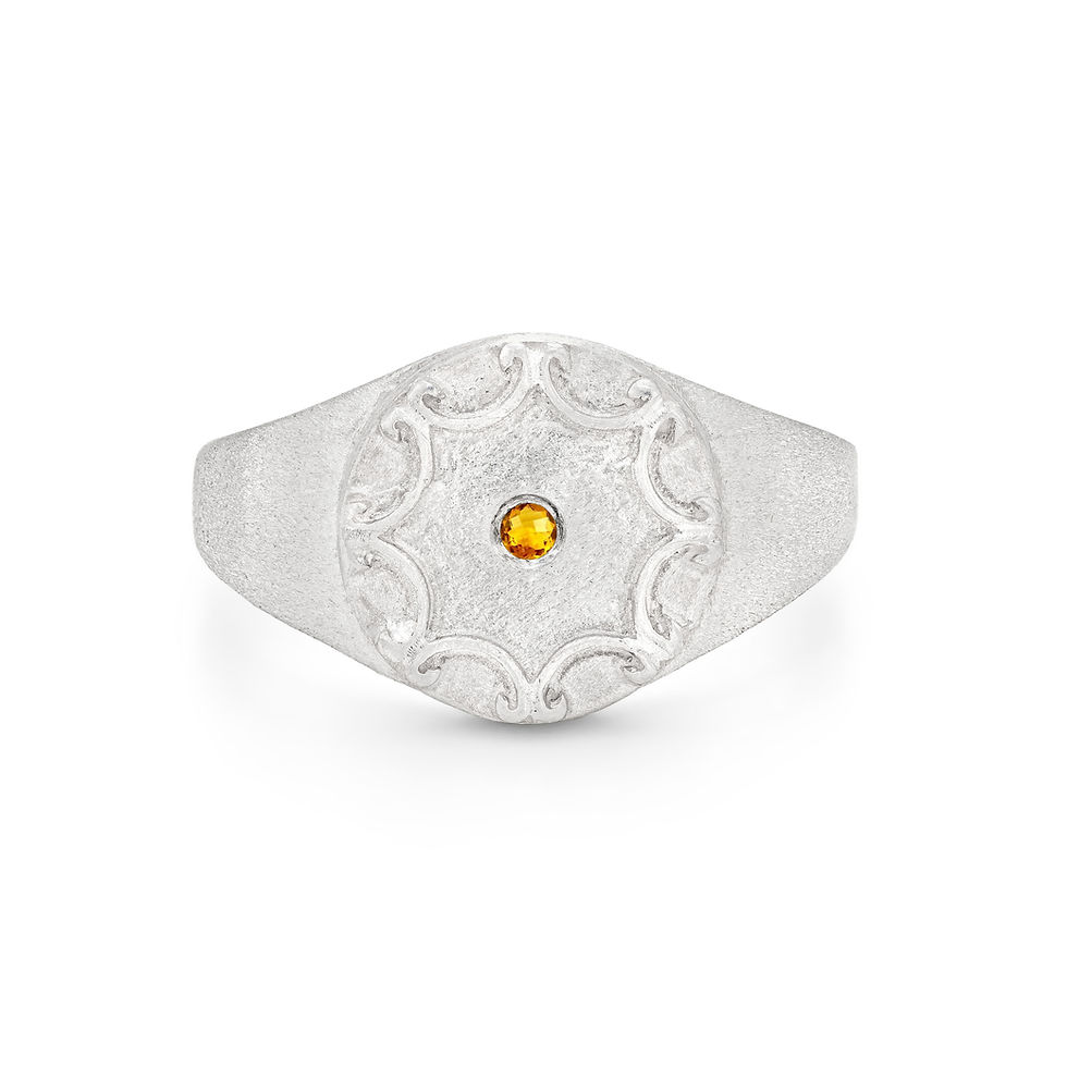 Thumbnail: Sterling silver signet ring
