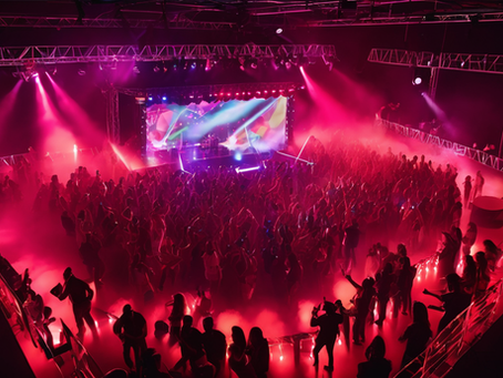 Maximize Impact with Professional Lighting, Large format TV's and LED Walls