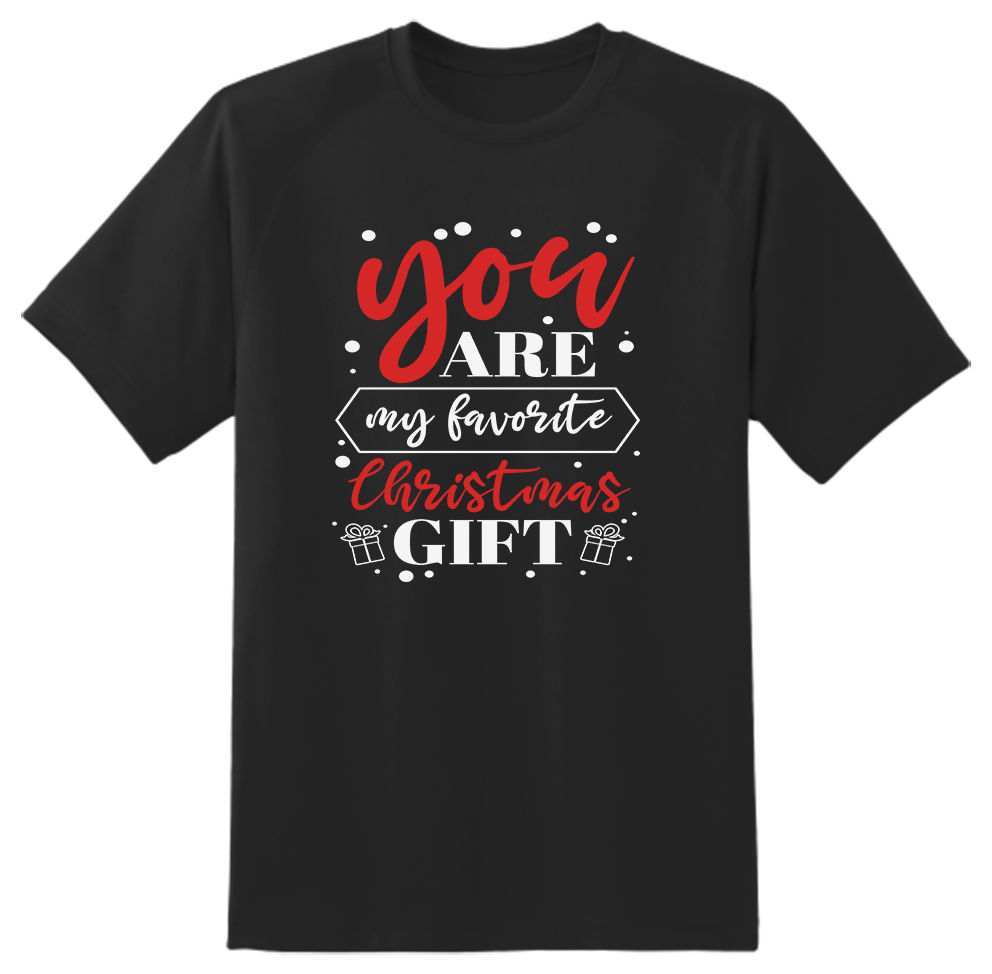 You Are My Favourite Christmas Gift- Novelty- gift idea-Unisex Adult T Shirt