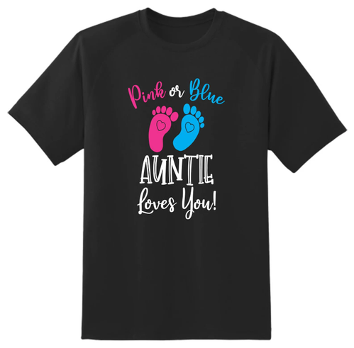 Gender Reveal Shirts For Aunts Keeper Of The Gender Aunty Loves