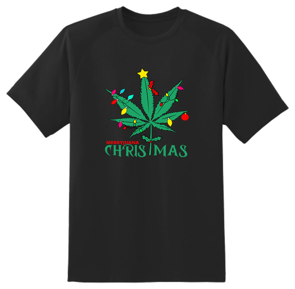 Merry Juana Christmas -Christmas Unisex Funny Novelty T shirt