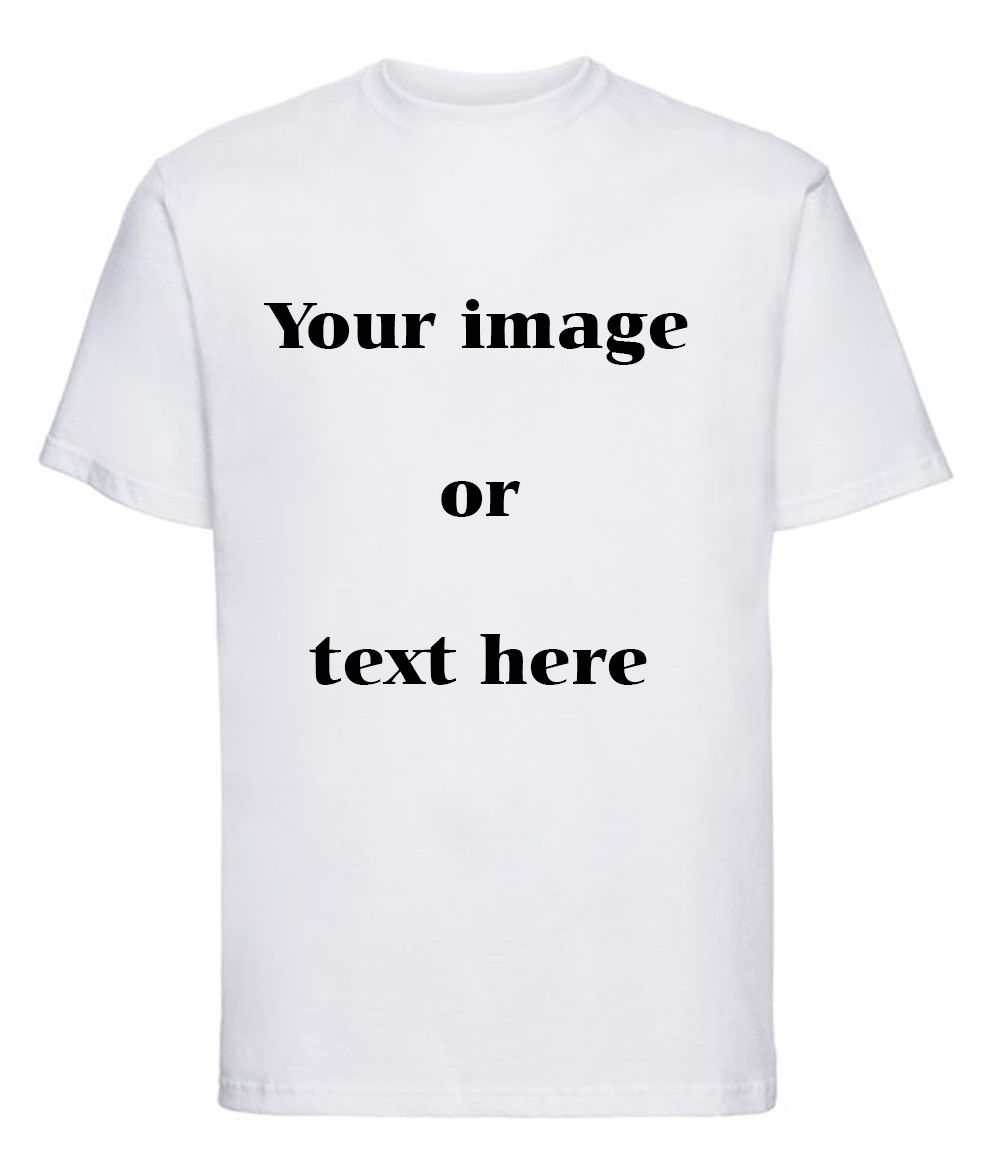 Childrens personlised T shirt (Front)