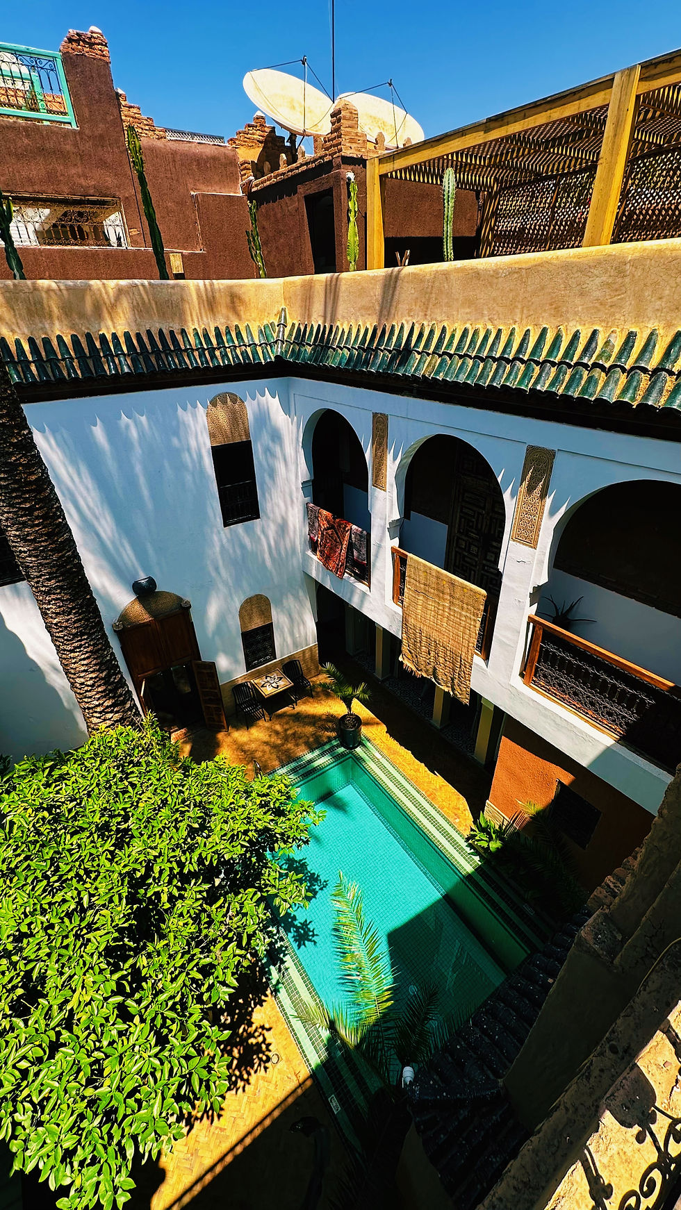 Pool & Rooms From Above