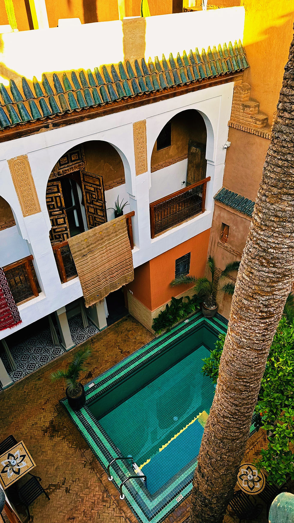 Pool & Rooms From Above