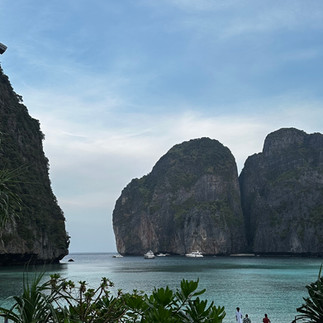 Limestone Cliffs with turquoise waters