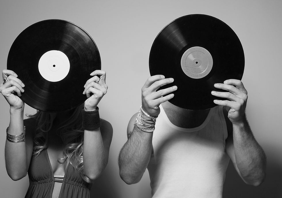 Record Heads B&W