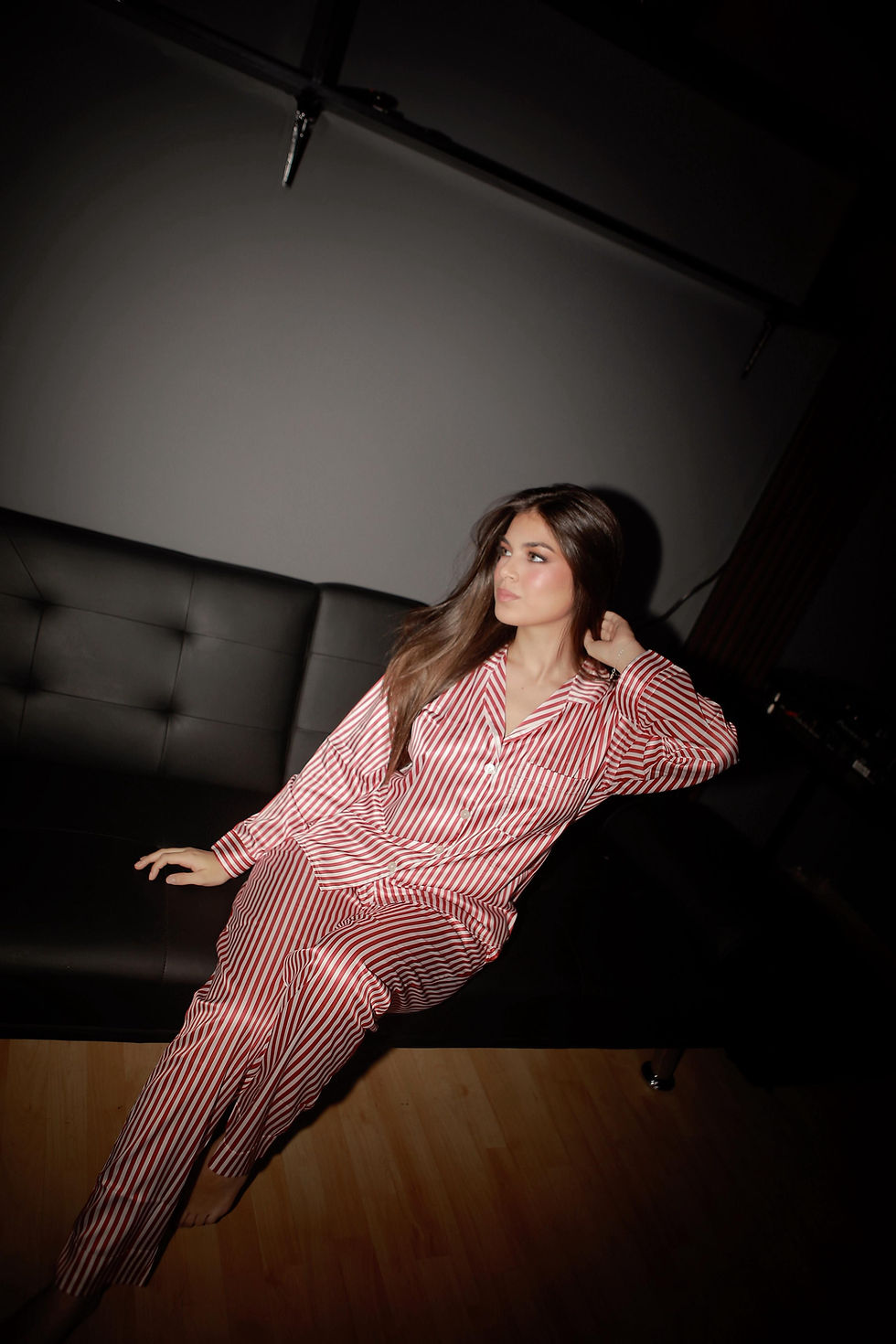 Miniatura: PIJAMA MUJER CLASSIC ROJA