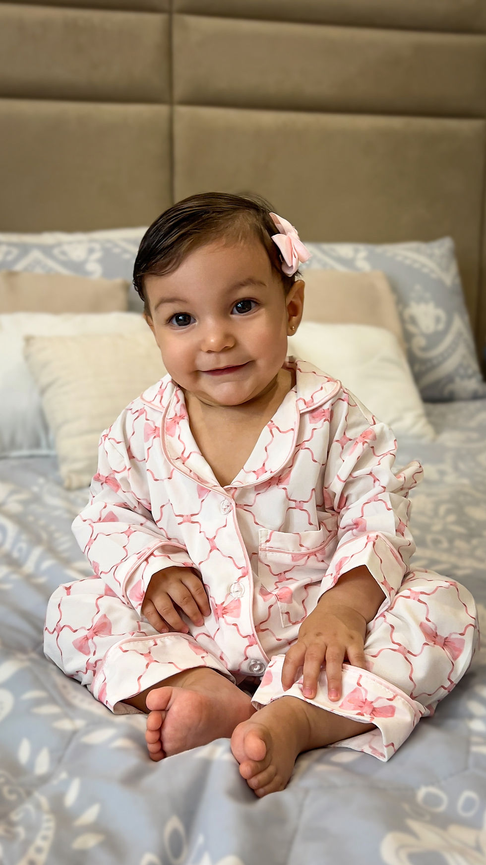 Miniatura: MATCH PIJAMA LAZOS ROSADOS