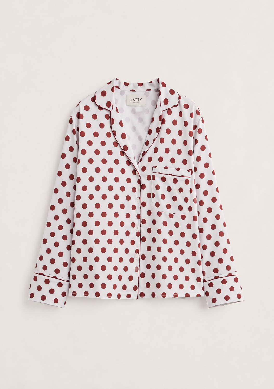 CAMISA LARGA MUJER ENTRE PUNTOS AZUL