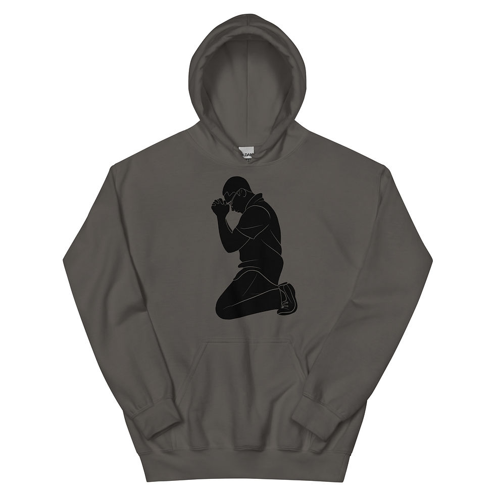 Thumbnail: Praying Man on Knee Unisex Hoodie