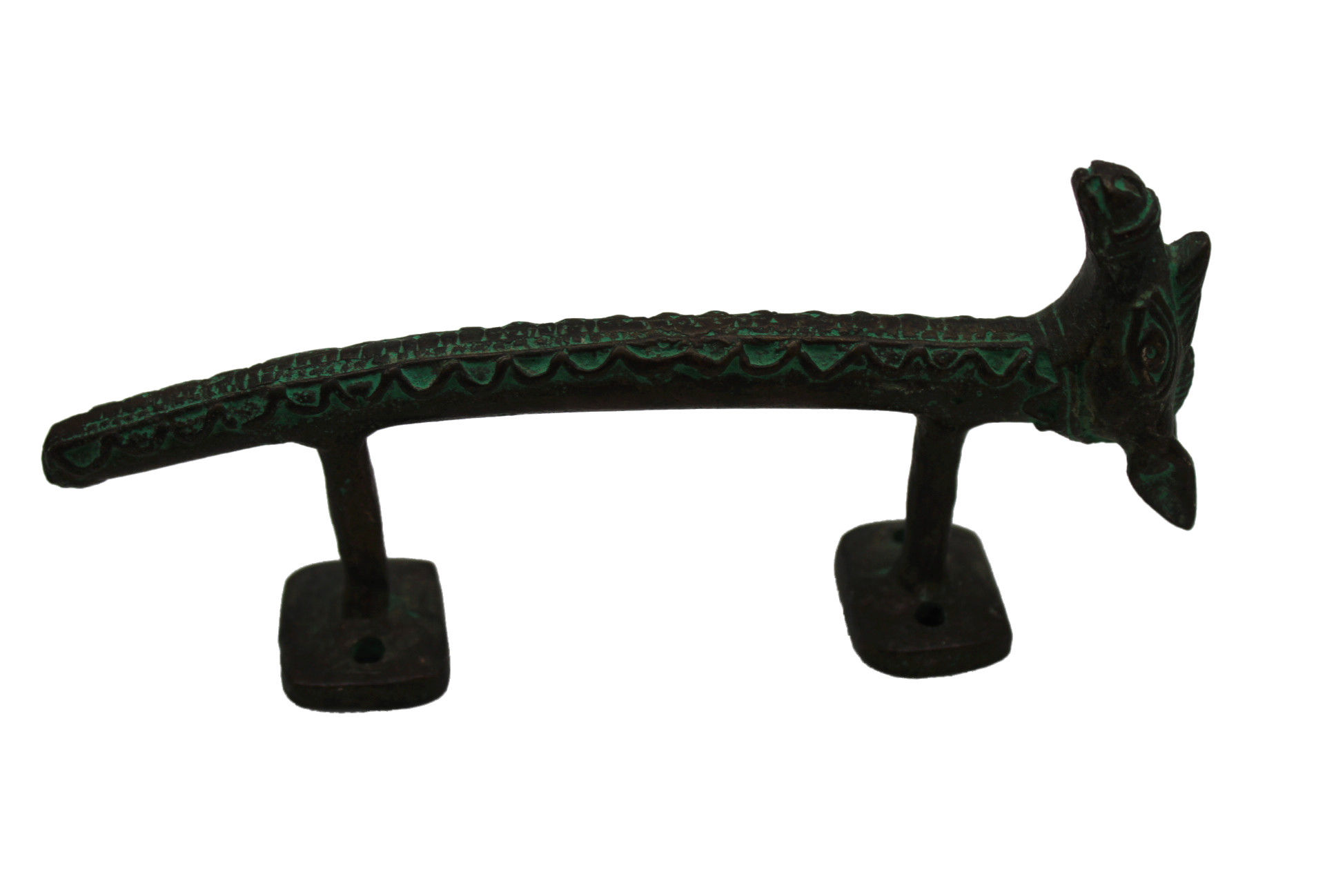 Poignée Porte Cheval Bankura Bronze dhokra N427