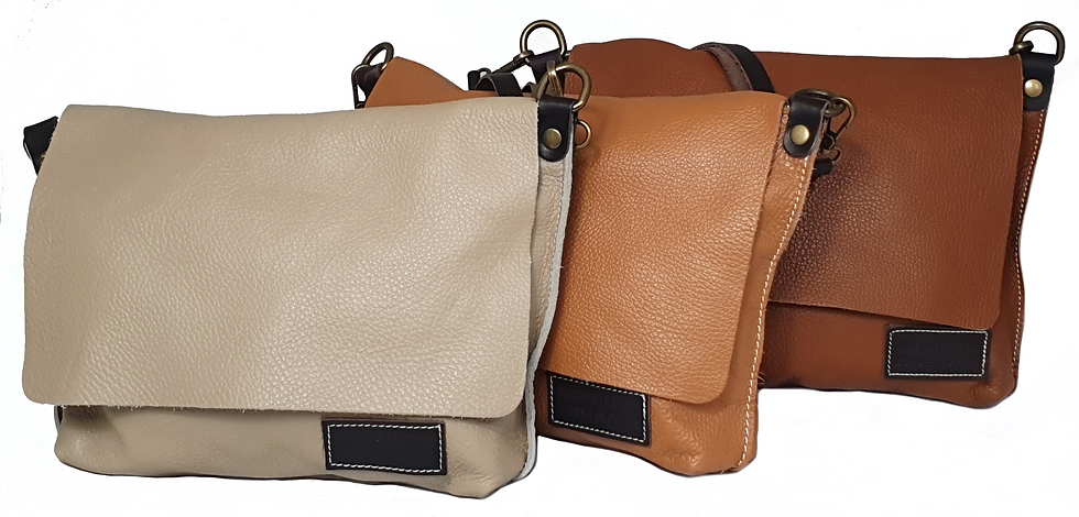 Miniature : Sac à main Bandoulière Sacoche/Pochette - Cuir - Camel