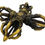 Miniature : Double Vajra croisé Visvavajra, Dorjé Gyatram Bronze  N460