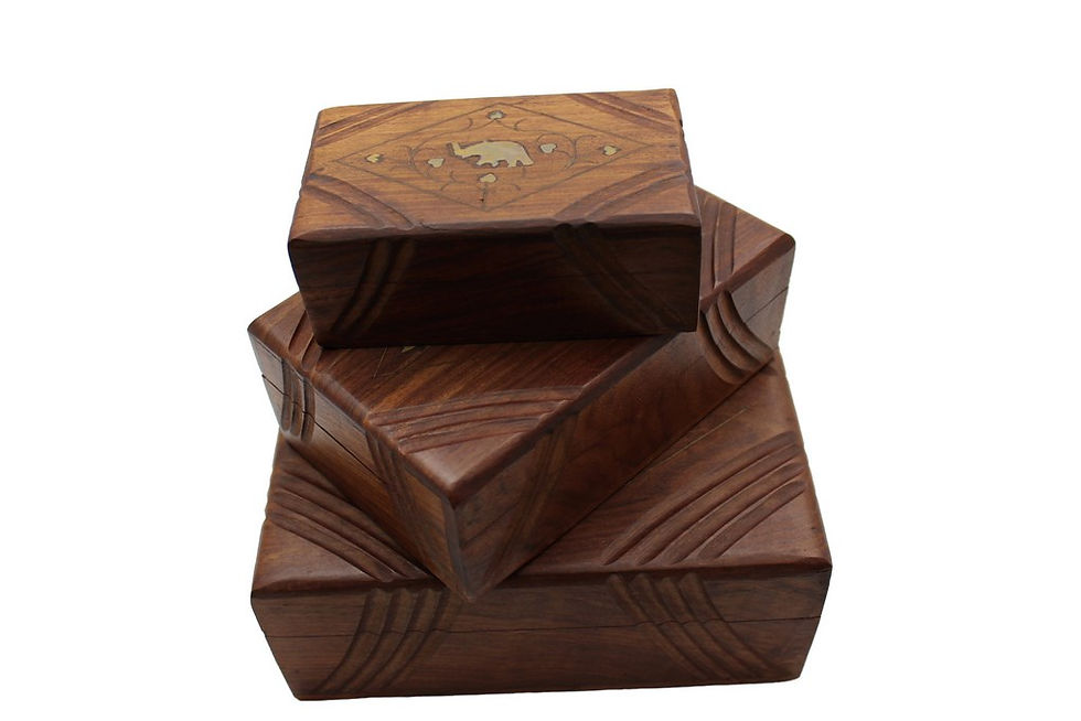Miniature : Boite Bois  N708