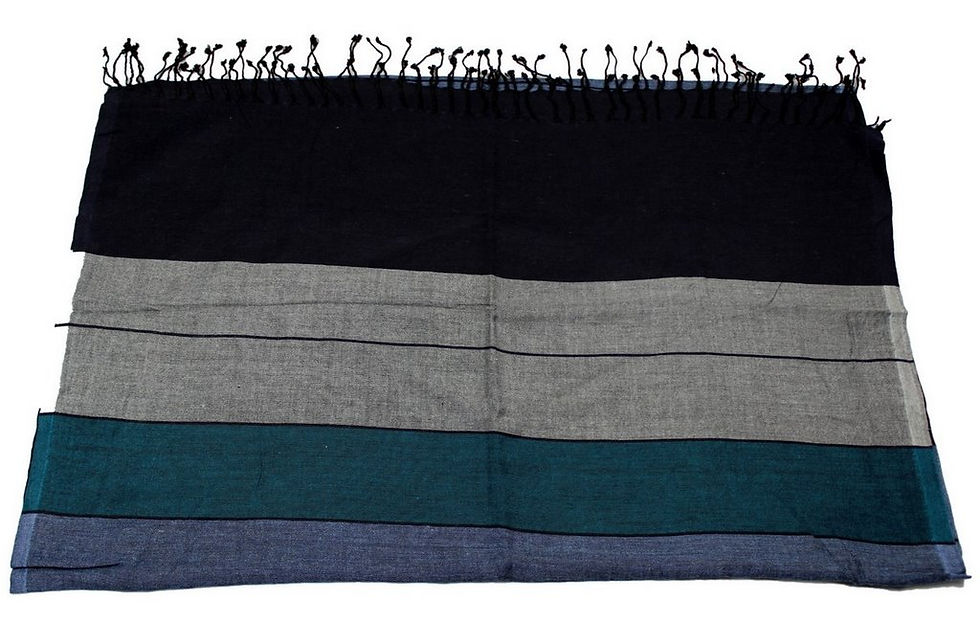 Miniature : Étole Viscose Rayée  N13