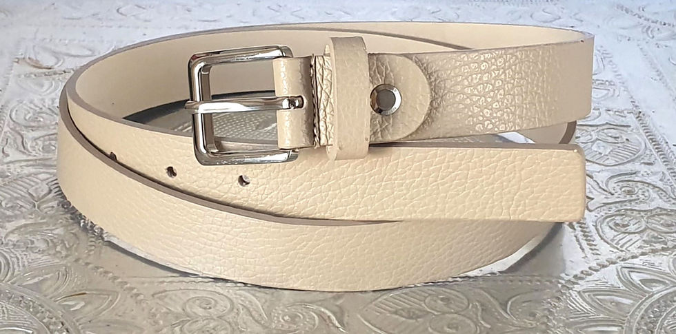 Miniature : Ceinture - Cuir - Ivoire