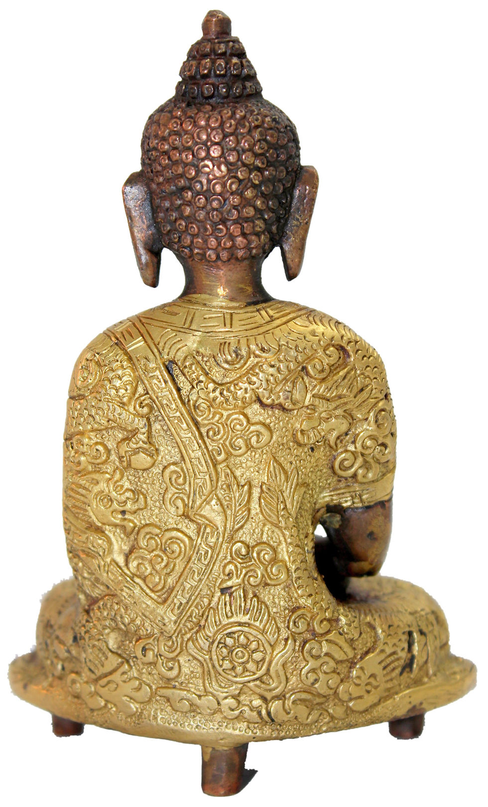 Miniature : Statue Bouddha Akshobhya Bronze N187