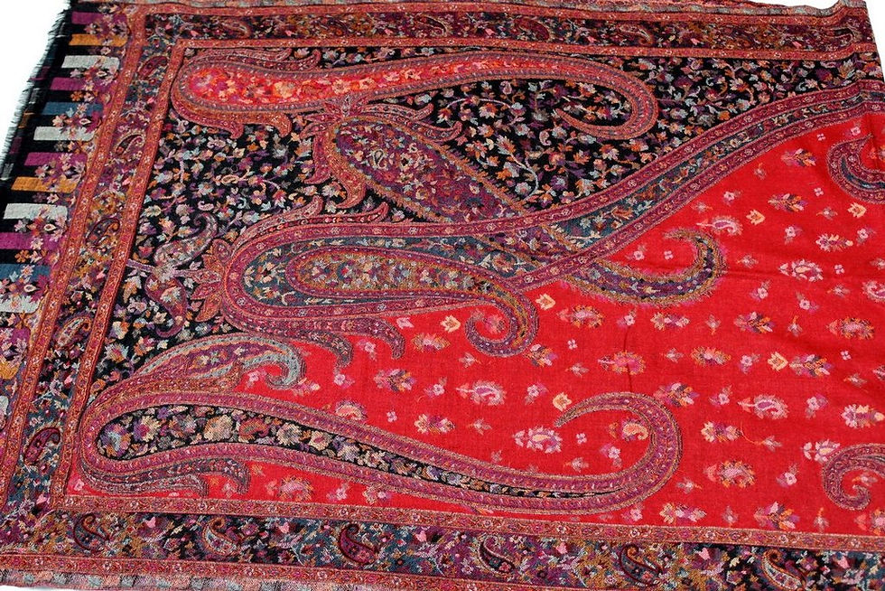 Miniature : Etole Laine Kani Motif Cachemire Paisley N7