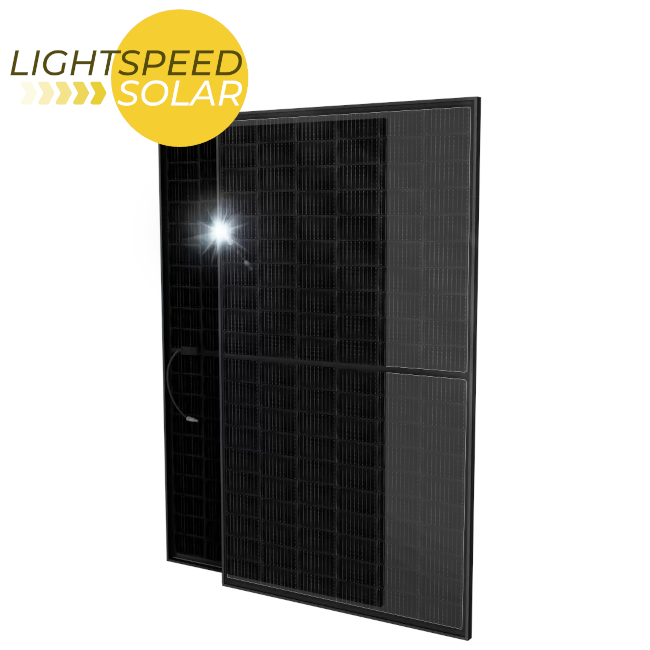 450w bifacial solar pv mono panel front and back