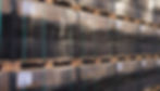 Thumbnail: full stacked pallet of solar panels