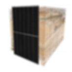 large split cell solar panel with full pallet of solar pv panels