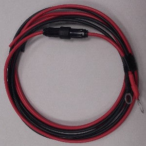 4mm2 6mm2 inline fuse positive and negative cables for controller to battery solar install