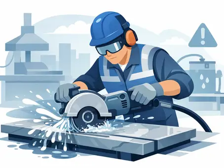 Wet Cutting Engineered Stone Safely