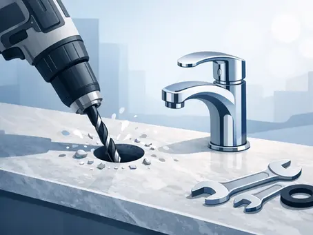 Tap Hole Cutting in Stone Done Right