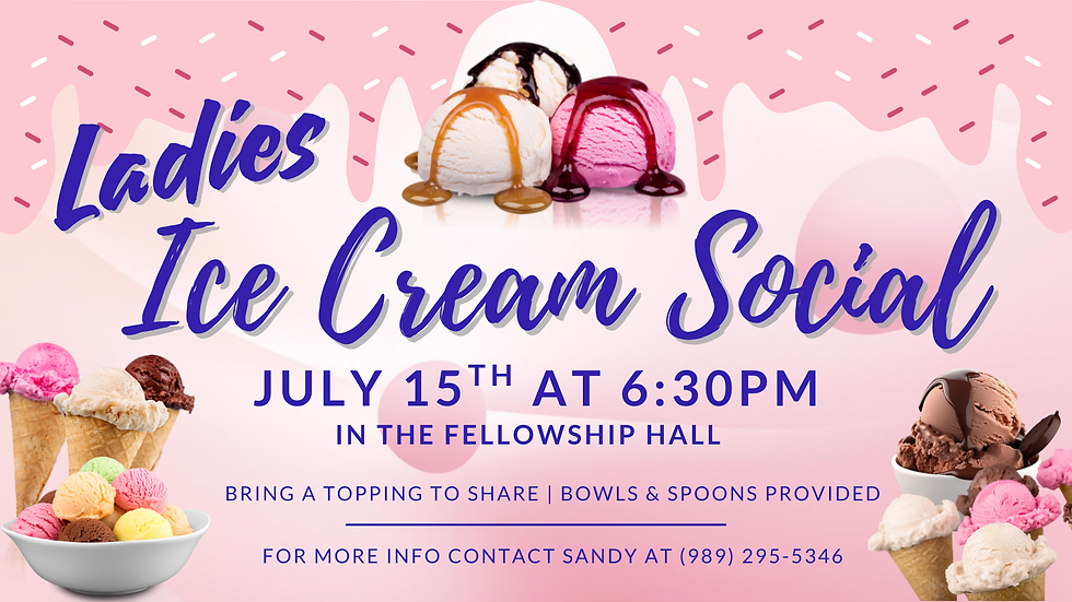 Ladies Cream Social