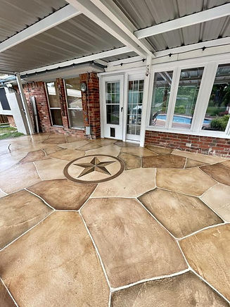 Stamped Concrete in McKinney