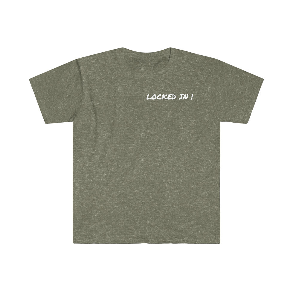 Thumbnail: Men's Locked in Lifestyle Tee ( Small TWC Logo On Upper Back)