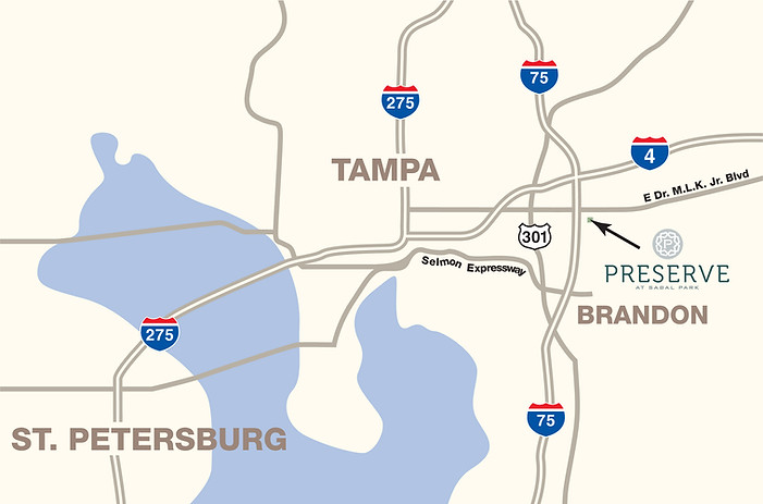 General Tampa Bay area location map