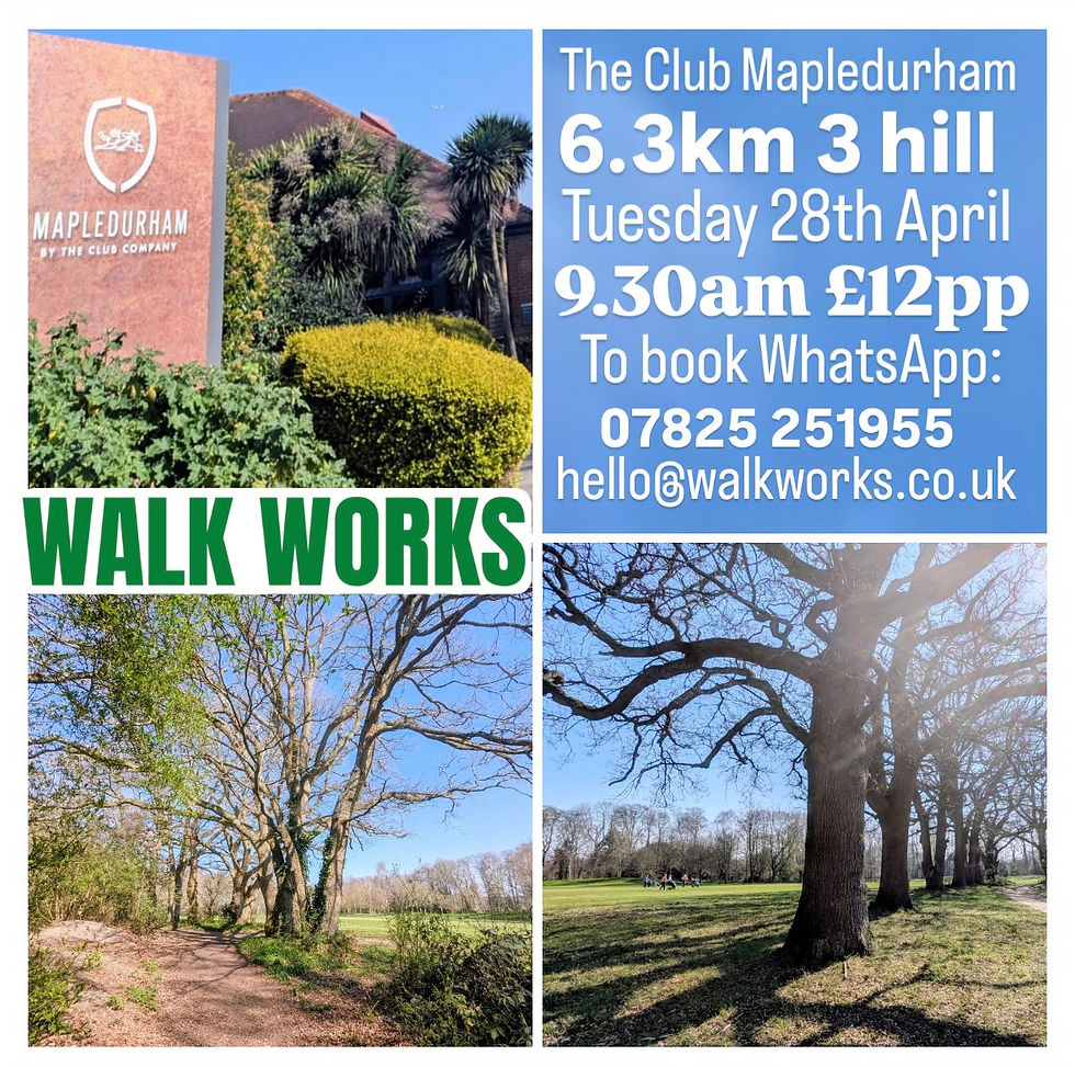 Join Walk Works for this guided walk on Tuesday 28th April.