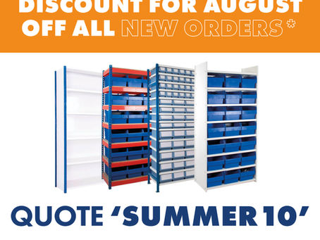 10% Additional Discount of New Orders This August