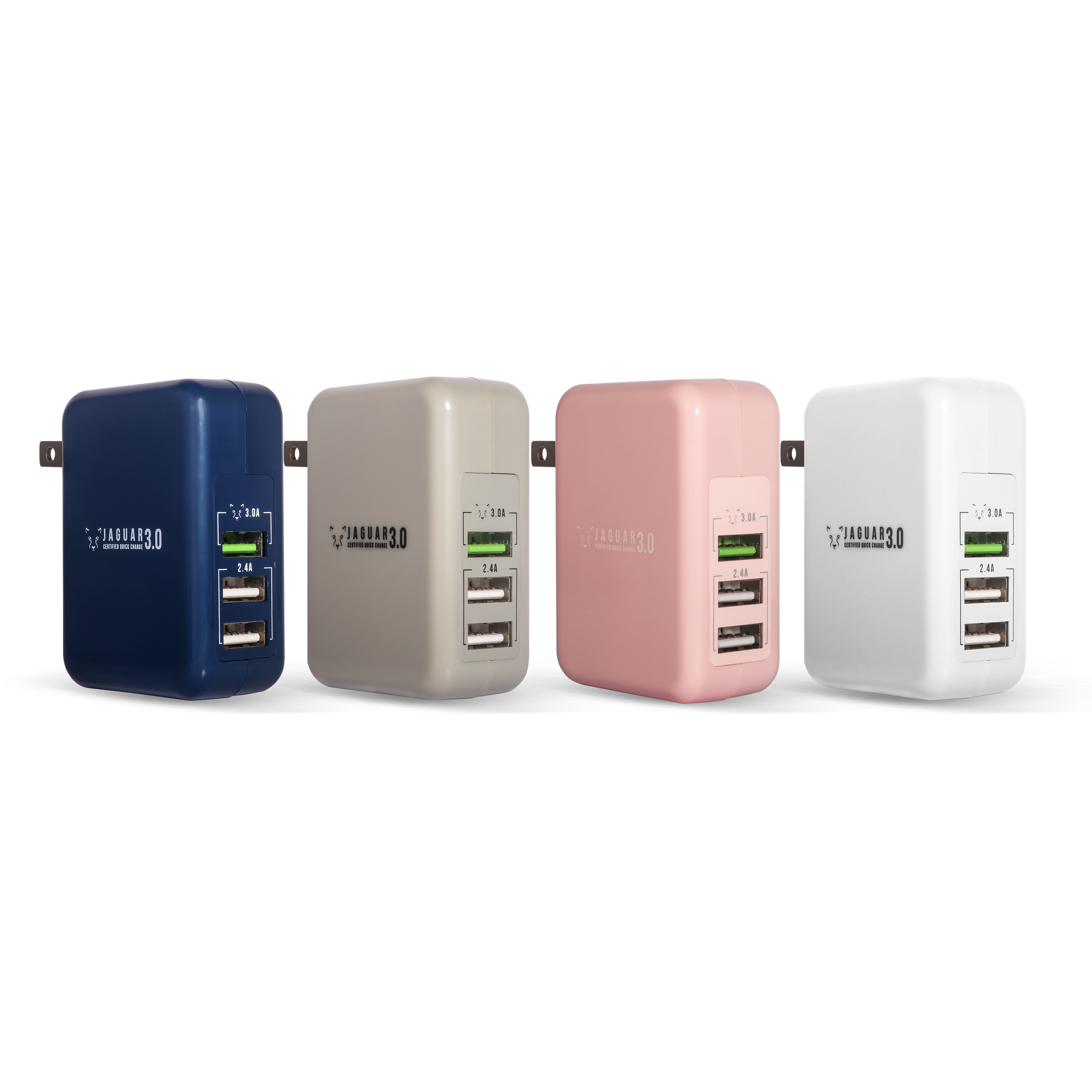 3-Ports Wall Charger QuickCharge 3.0