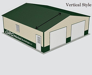 Vertical roof style.