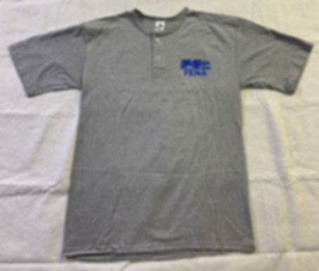 Henley Shirt w/Ferguson Emblem on Back