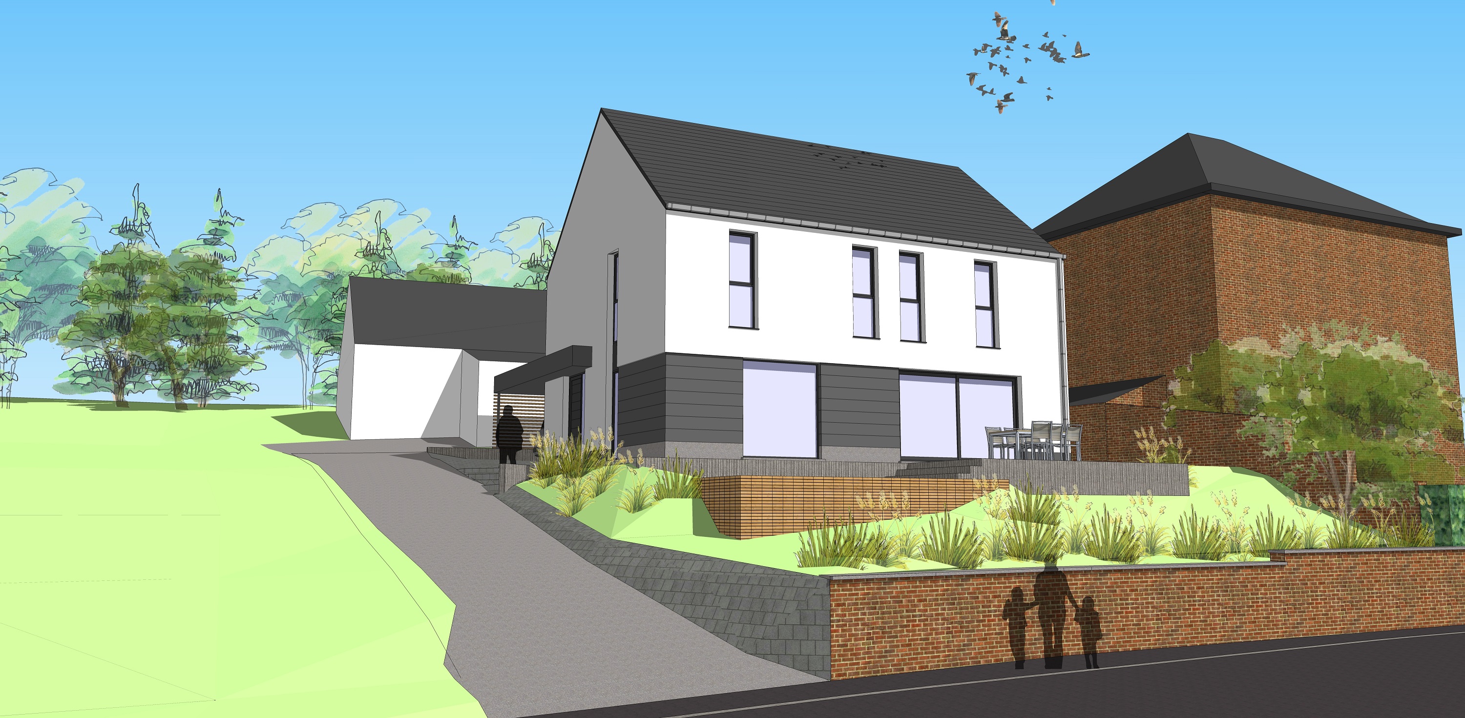 Construction d'une habitation