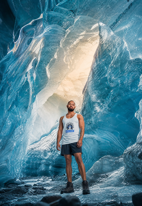 Men in Ice Cave