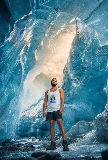 Men in Ice Cave