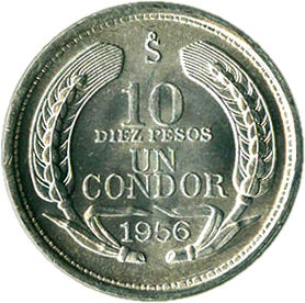 1956 - 10 PESOS - UN CÓNDOR