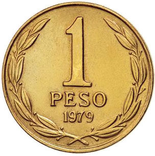 1979 - 1 PESO BRONCE
