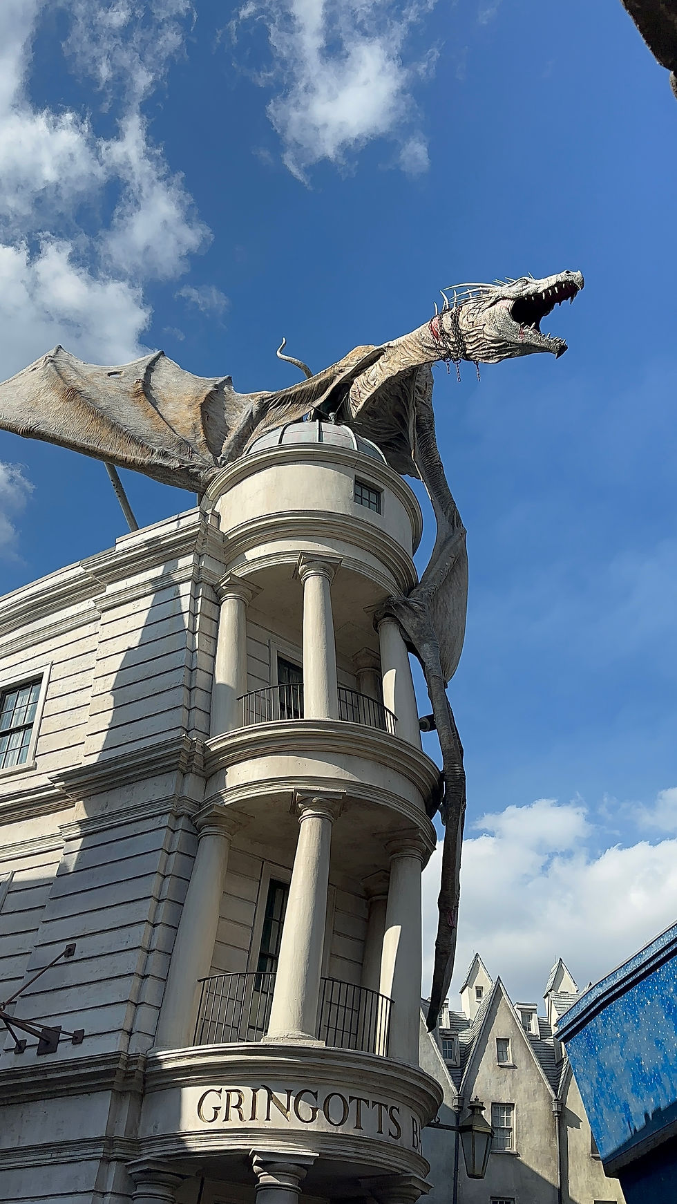Gringotts Dragon in Diagon Alley at Universal Studios
