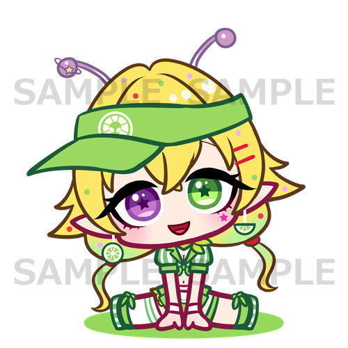 おすわりミニキャラ製作