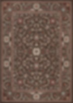 CHESTER COLLECTION FLORA 9738 BROWN AREA RUG