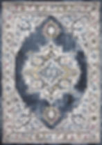 VINTAGE COLLECTION BARCLAY 7264 NAVY AREA RUG