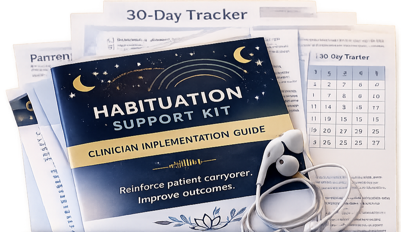 habituation support kit for myofunctional therapists and their patients