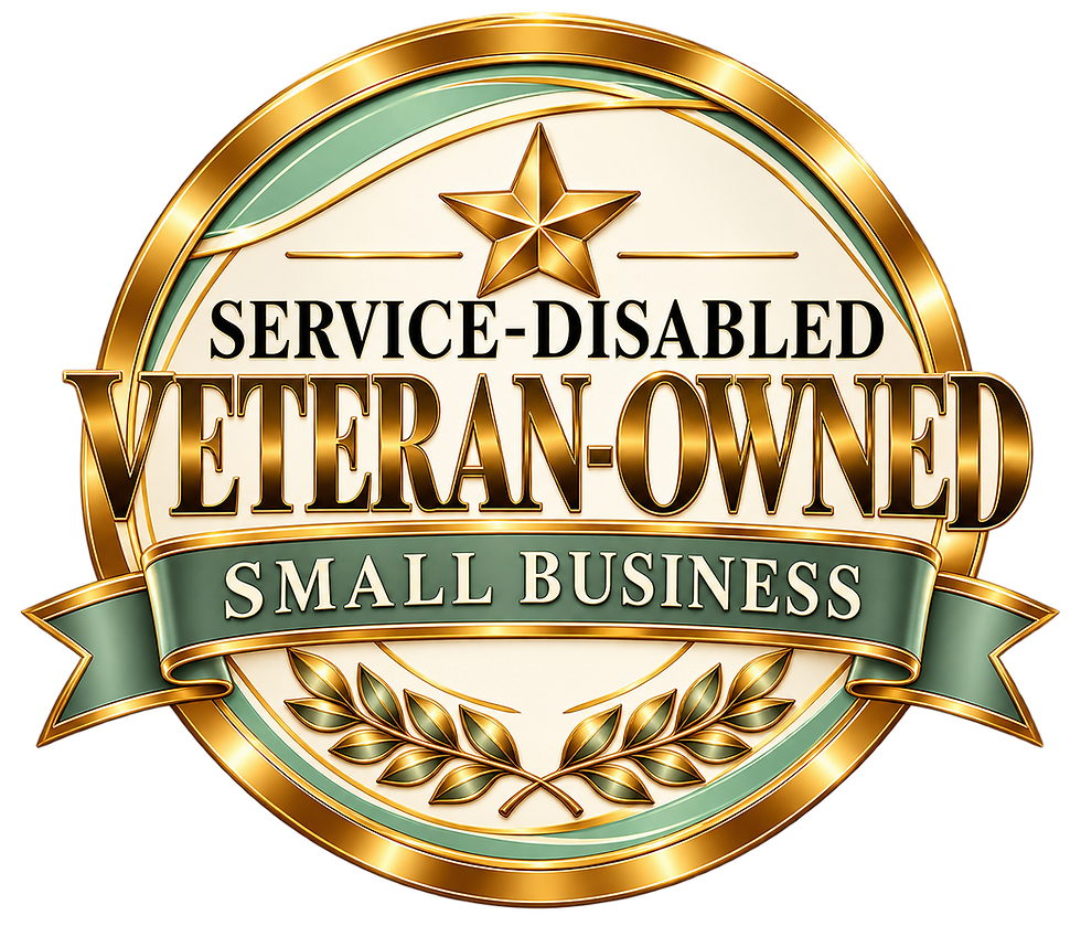 Service-disabled veteran-owned small business badge