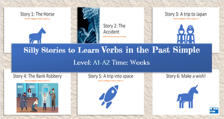 Learning the past simple: silly stories with common verbs